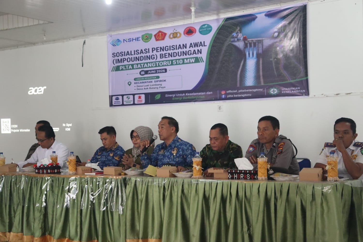PT NSHE Perkuat Kesiapsiagaan Masyarakat Jelang Pengisian Waduk PLTA Batangtoru