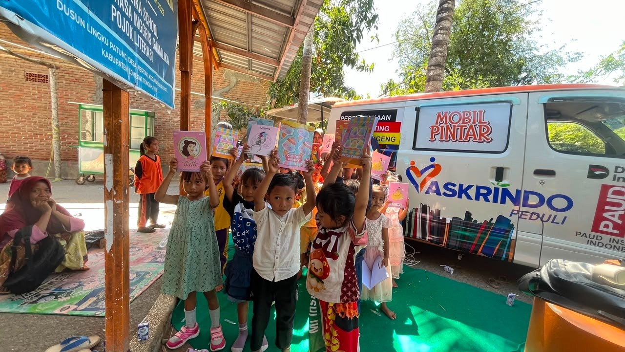 Askrindo Perluas Akses Pendidikan Inklusif Lewat 25 Mobil Pintar pada Hari Anak Nasional 2026